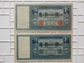Banknotai. 100 Vokietijos markiu 1910m