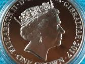 Moneta Gibraltar 2017m. 1 krona, cu-ni - nuotraukos Nr. 2