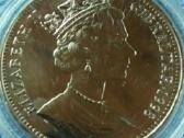 Moneta Gibraltar 1998m. 1 krona, cu-ni - nuotraukos Nr. 2