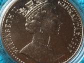 Moneta Gibraltar 1997m. 1 krona, cu-ni - nuotraukos Nr. 2