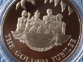 Moneta Falkland isl. 2002m. 50 centu, cu-ni