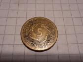 5 reich pfennig 1924-1925 N017