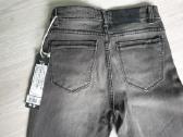 Pilki džinsai aukštu juosmeniu - nuotraukos Nr. 5