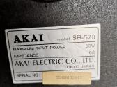 Akai muzikinis centras Tp 570 ir kolonėlės Sr 570 - nuotraukos Nr. 9