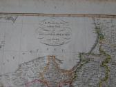 1819 m. Rytų ir Vakarų Prūsijos žemėlapis - nuotraukos Nr. 2