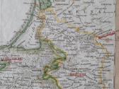1819 m. Rytų ir Vakarų Prūsijos žemėlapis - nuotraukos Nr. 6
