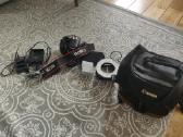 Canon EOS 600d su daug priedų
