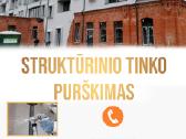 Fasadų apdaila - Dekoratyvinio tinko purškimas - nuotraukos Nr. 2