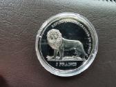 Kongo Dem. resp. 5 francs Poiež. Paulius II Unc - nuotraukos Nr. 2