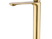 Braižyto aukso maišytuvai, Brushed gold, matinio - nuotraukos Nr. 2