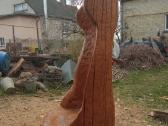 Ąžuolinis lauko krėslas-sostas. H - 145 cm. - nuotraukos Nr. 2
