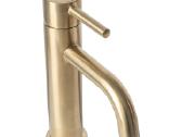 Auksinis Praustuvo maišytuvas Lungo Brushed Gold - nuotraukos Nr. 2