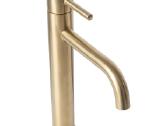Auksinis Praustuvo maišytuvas Lungo Brushed Gold - nuotraukos Nr. 6