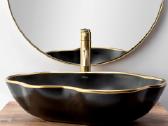 Auksinis Praustuvo maišytuvas Lungo Brushed Gold - nuotraukos Nr. 7