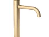 Auksinis Praustuvo maišytuvas Lungo Brushed Gold - nuotraukos Nr. 5
