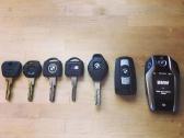 Bmw raktas, raktai, pririšimas, remontas