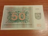 50 talonų briedis 1991 m.unc ( su ir be užrašo) - nuotraukos Nr. 2