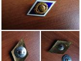 Mokslu baigimo zenkliukas CCCP значок Hаграда - nuotraukos Nr. 2