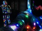 LED švytintis disko kostiumas / LED disco costume