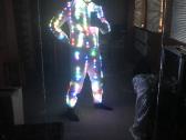 LED švytintis disko kostiumas / LED disco costume - nuotraukos Nr. 5