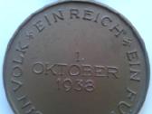Vokiškas 1938m.medalis "Sudetai" - nuotraukos Nr. 13