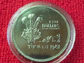 Moneta Tuvalu 1981m. 5 dollars, cu-ni