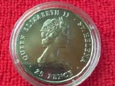 Moneta St. Helena 1981m. 25 pence, cu-ni - nuotraukos Nr. 2