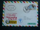 Oro balionai pastas Kap Verde 1989 bp317