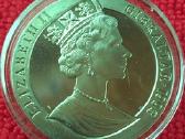 Moneta Gibraltar 1993m. 1 krona, ci-ni - nuotraukos Nr. 2