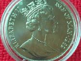 Moneta Isle of man 1989m. 1 krona, cu-ni - nuotraukos Nr. 2