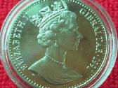 Moneta Gibraltar 1991m. 1 krona, cu-ni - nuotraukos Nr. 2
