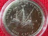 Moneta Isle of man 1989m. 1 krona, cu-ni