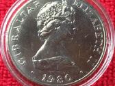 Moneta Gibraltar 1980m. 1 krona, cu-ni - nuotraukos Nr. 2