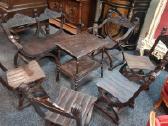 Senovinis komplektas . Sofa , stalas , krėslai. - nuotraukos Nr. 7
