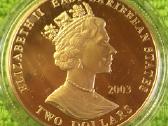 Moneta E.caribbean S. 2003m, 2 dollars, 2oz, cu-ni - nuotraukos Nr. 2