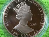 Moneta E.caribbean S. 2003m, 2 dollars, 2oz, cu-ni - nuotraukos Nr. 2