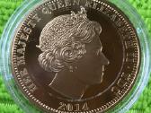 Moneta Tdc 2014m. 1 krona, cu-ni - nuotraukos Nr. 2