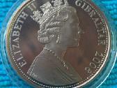 Moneta, Gibraltar, 2008m. 1 krona, cu-ni - nuotraukos Nr. 2