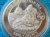 Moneta, Gibraltar, 2008m. 1 krona, cu-ni