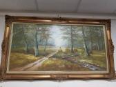 Senovinis Paveikslas Herbert Felzmann 140 X 78 cm