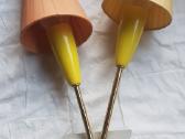 Vintažinis mid century sieninis šviestuvas-bra - nuotraukos Nr. 2