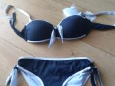 Naujas juodai baltas maudymosi kostiumelis bikinis - nuotraukos Nr. 2