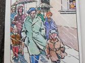 Plakatai piešiniai 1970metai,laiškadežė.