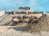 Žvyras, skalda, juodžemis, dekoratyviniai akmenuka - nuotraukos Nr. 5