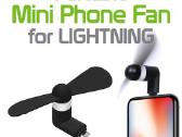 Mini ventiliatorius su Apple Lightning jungtimi