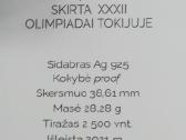 Sidabrinė moneta Olimpiadai Tokijuje - nuotraukos Nr. 2