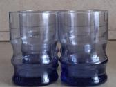 Mėlyno stiklo stiklinės - nuotraukos Nr. 2