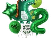 Balionų rinkinys su dinozauru - nuotraukos Nr. 2