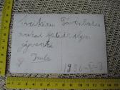 Atvirute - zr. foto Senas Atvirukas - Atvirlaiskis - nuotraukos Nr. 2