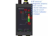 Gsm,GPS,wi-fi, 4G, 5G signalų detektorius M8000 - nuotraukos Nr. 4